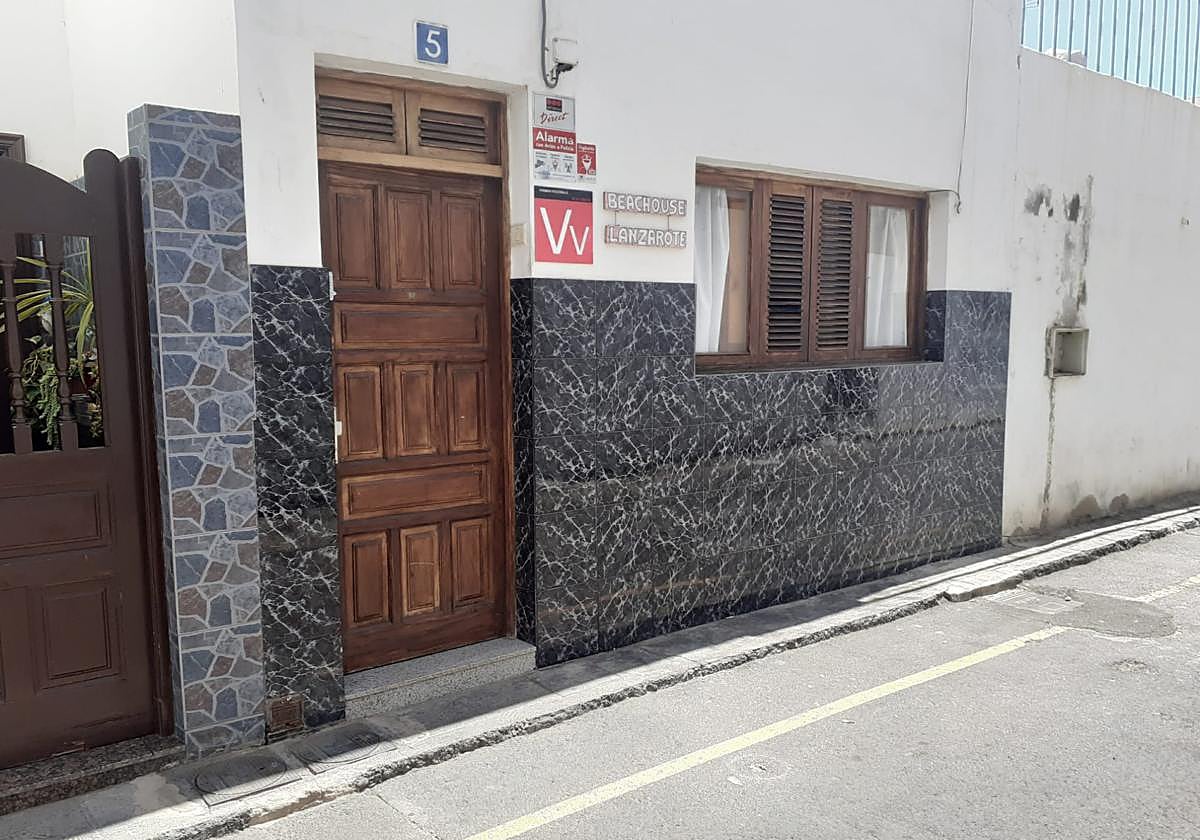 Vivienda vacacional en una calle céntrica de Arrecife.