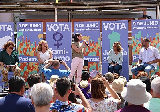 Acto este domingo de Podemos en Las Palmas de Gran Canaria.