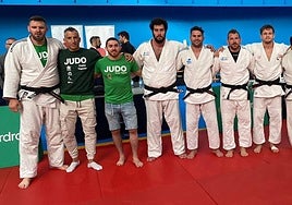 Foto de los integrantes del Club de Judo Costa Teguise Lanzarote.
