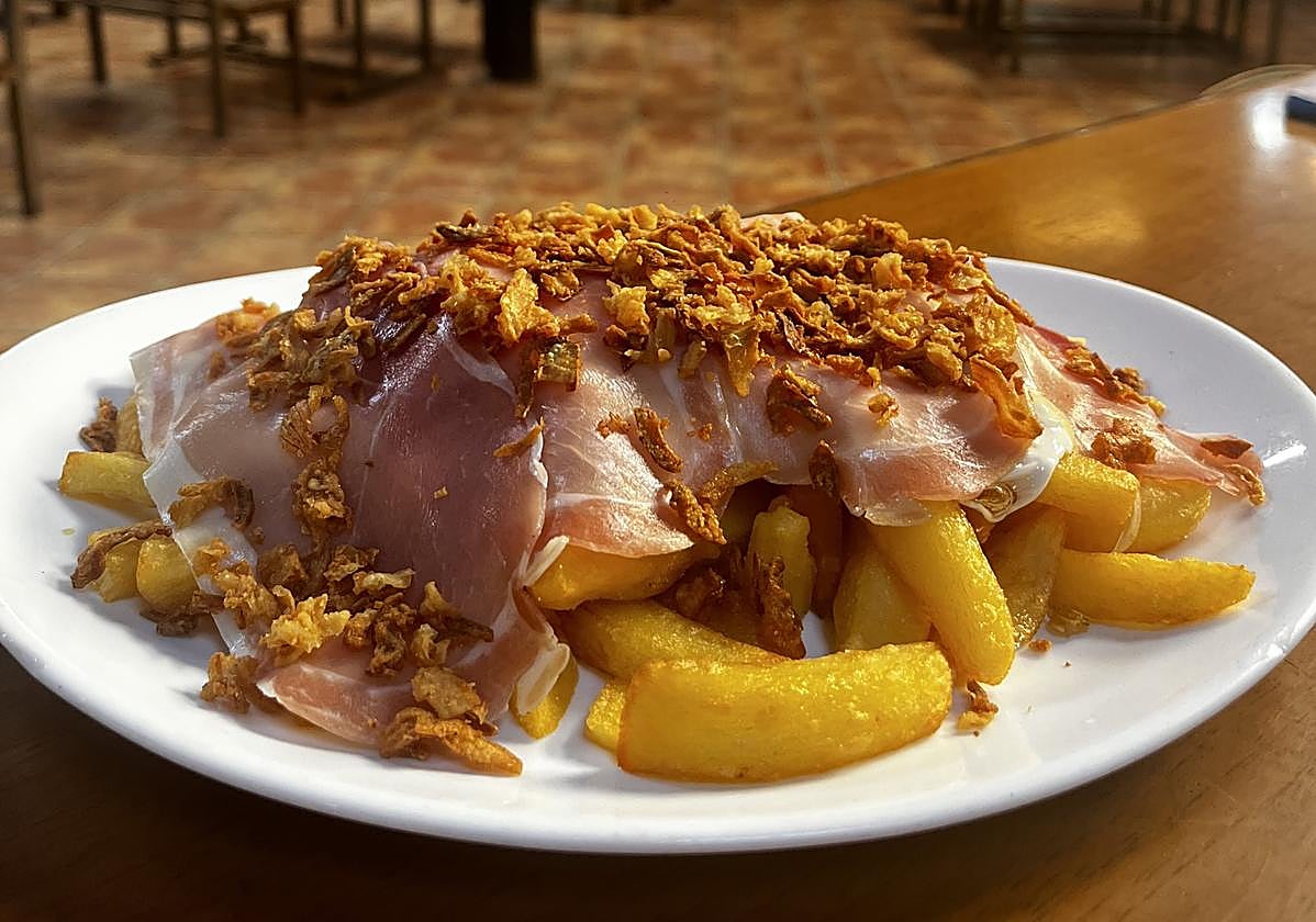 Uno de los platos de estos nuevos negocios, que nada tiene que ver con tradición gastronómica de Canarias.