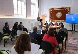 Un momento de la rueda de prensa de este martes en la ULPGC.