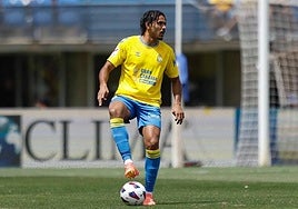 Coco, en un partido de la temporada 2023-24 en el Gran Canaria.
