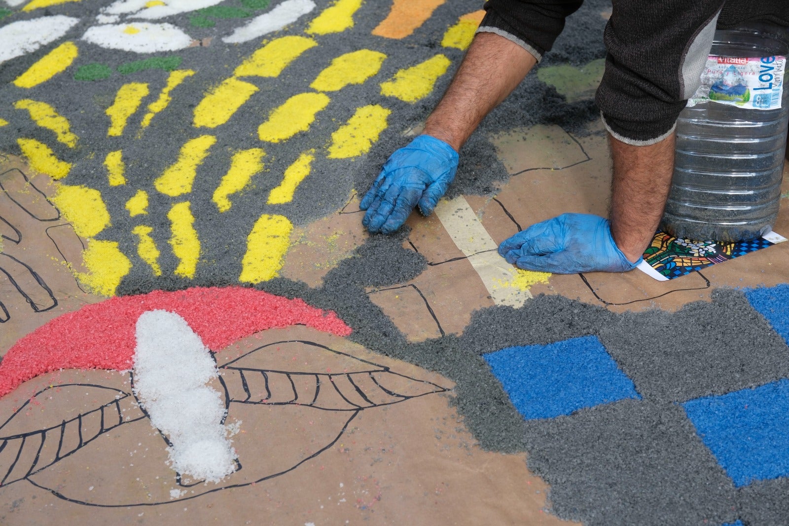 Flores, pasión y serrín en Vegueta