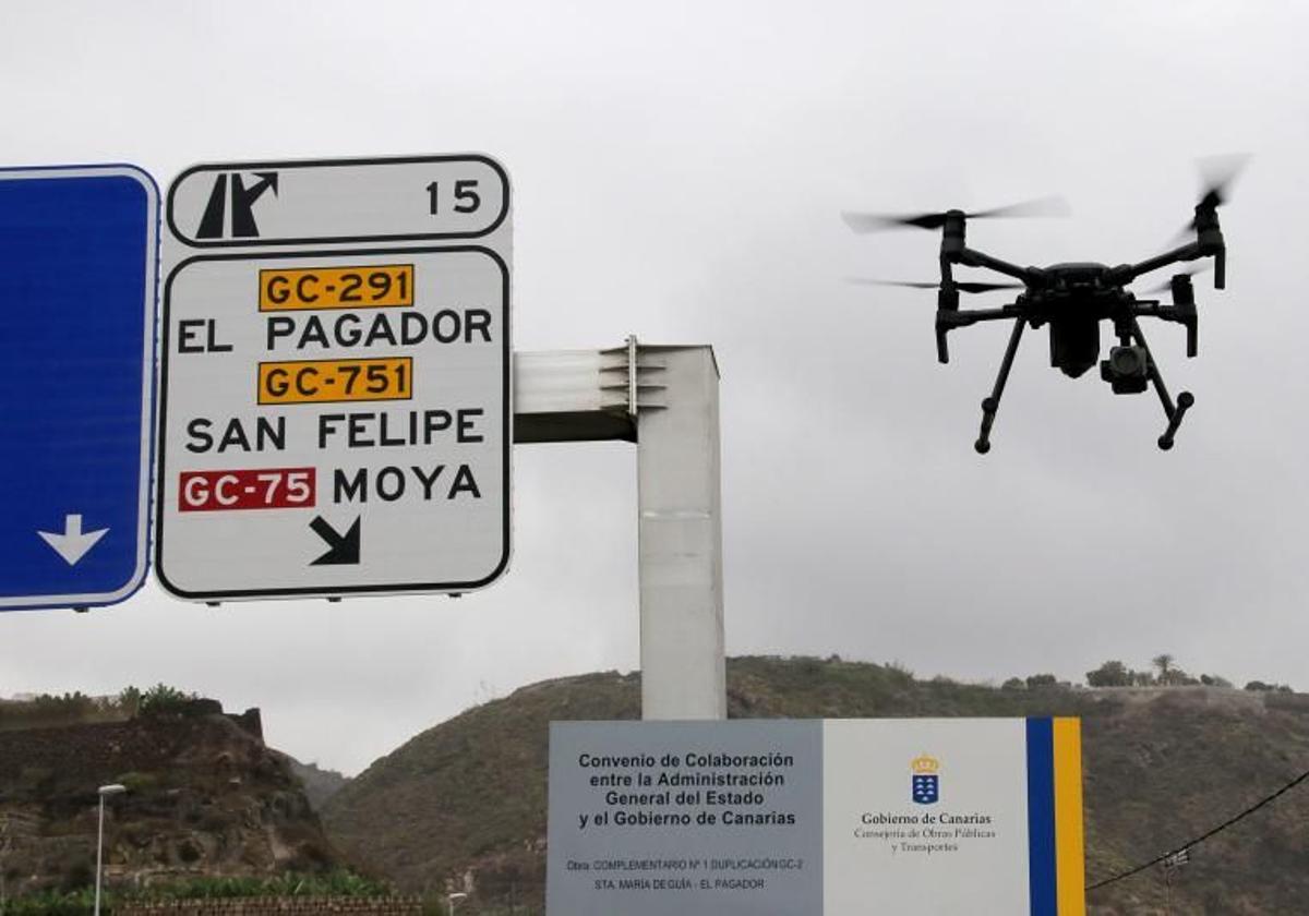 La Autoridad del Transporte contrata un servicio de dron para controlar la movilidad