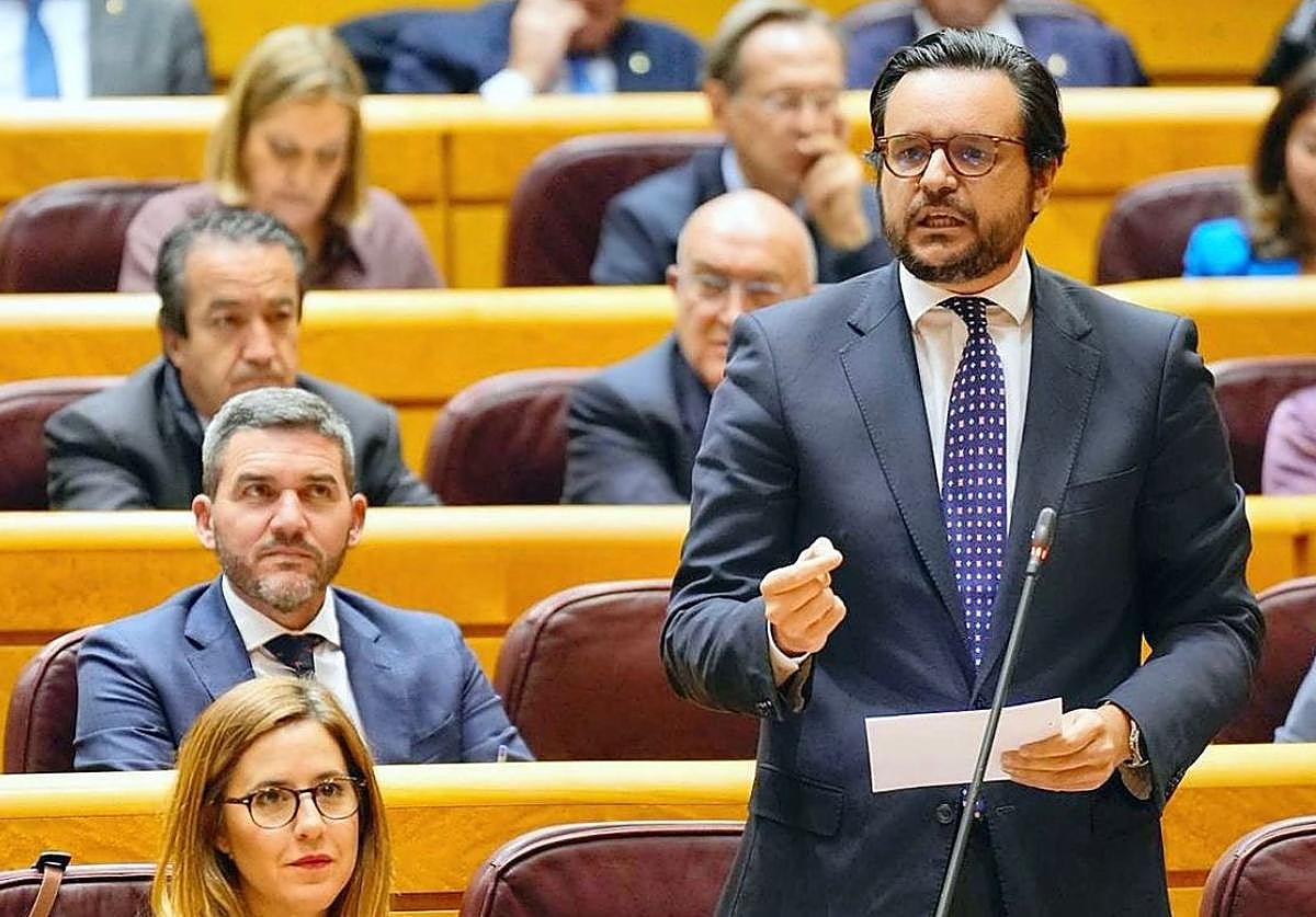 Sergio Ramos, en una intervención en el Senado.