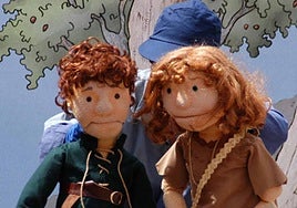 Arminda junto a su amigo Fernandillo.