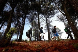 Instantes del último recorrido 'Camino de valores'