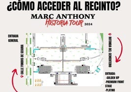 ¿Cómo acceder al Anexo del Estadio de Gran Canaria para el concierto de Marc Anthony?