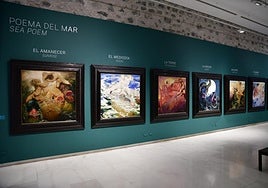 La serie de 'El Poema del Mar', en el Museo Castillo de Mata.