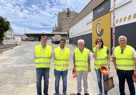 Representantes de NC visitan la fábrica de cementos de El Pajar