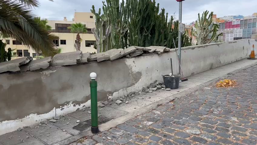 Las obras en el entorno de la ermita de San Nicolás, en imágenes