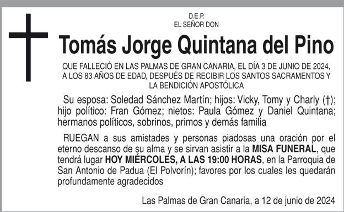Tomás Jorge Quintana del Pino