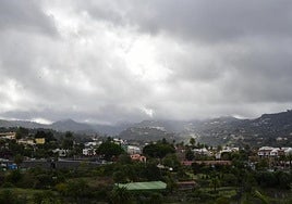 Cielos nubosos en la isla de Gran Canaria.