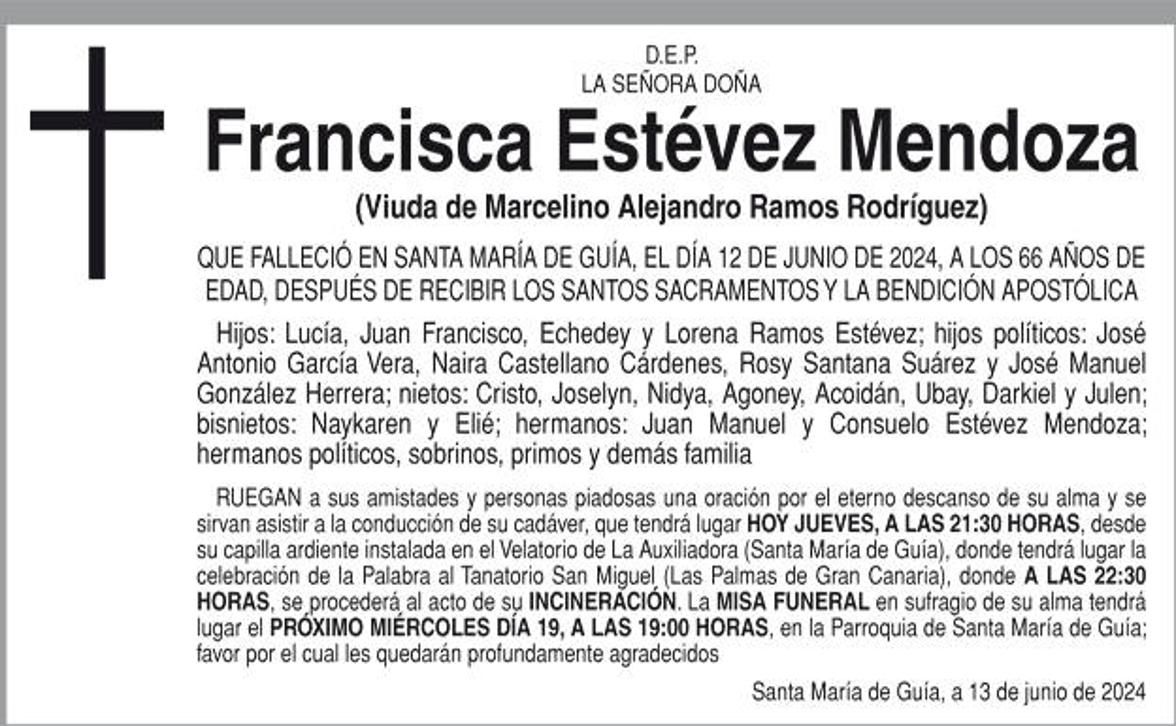 Francisca Estévez Mendoza