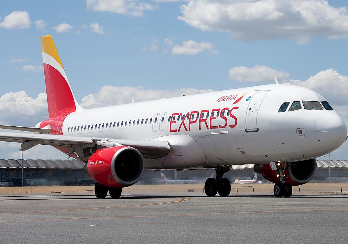 Una avión de Iberia Express.