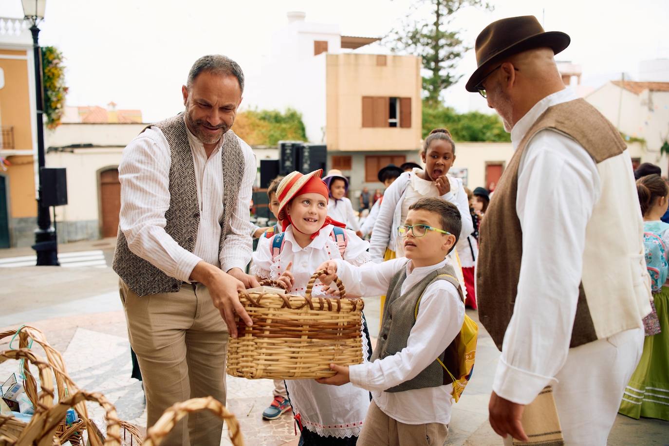 El acto congregó a los escolares del municipio.