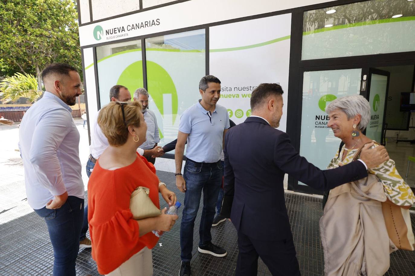 La reunión ejecutiva de Nueva Canarias, en imágenes