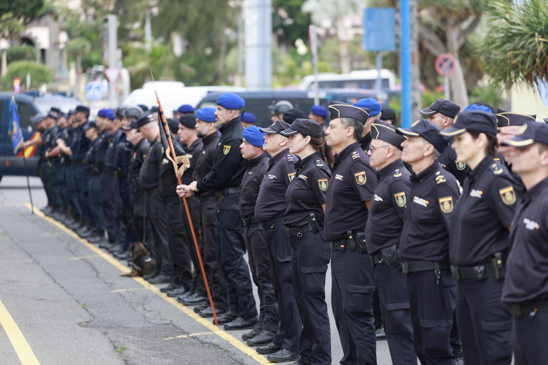 Acto homenaje a los Policías caídos en atentados terroristas, en imágenes
