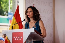 La presidenta de la Comunidad de Madrid, Isabel Díaz Ayuso (PP).