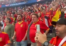 Los aficionados de La Roja apoyaron a su equipo en Alemania.