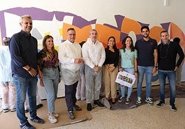 La visita del Clavijo al IES La Isleta, en imágenes