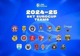Equipos que tomarán parte en la edición 2024-2025 de certamen continental.
