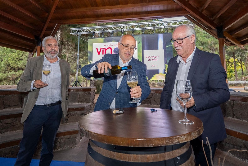 Gran Canaria descorcha su primera botella de vino de la añada de 2023