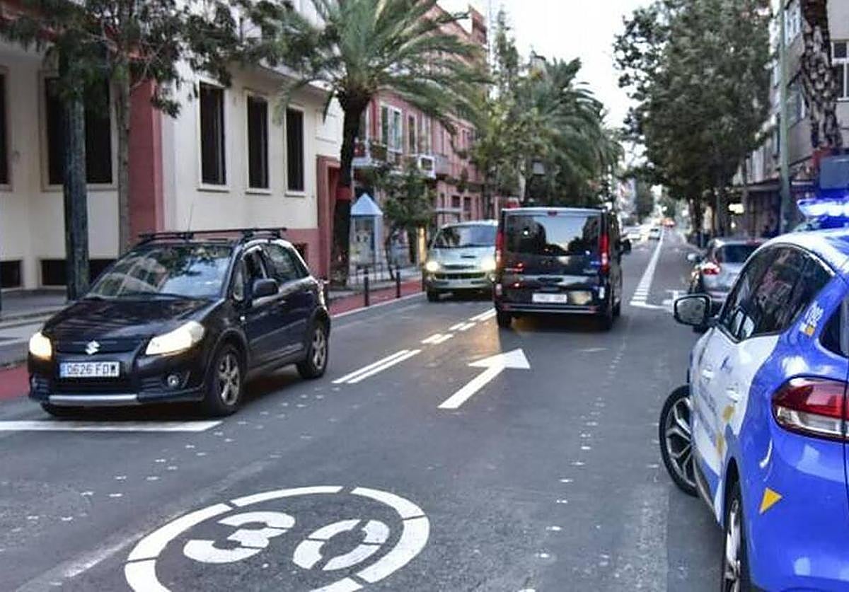 Imagen de la avenida Primero de Mayo.