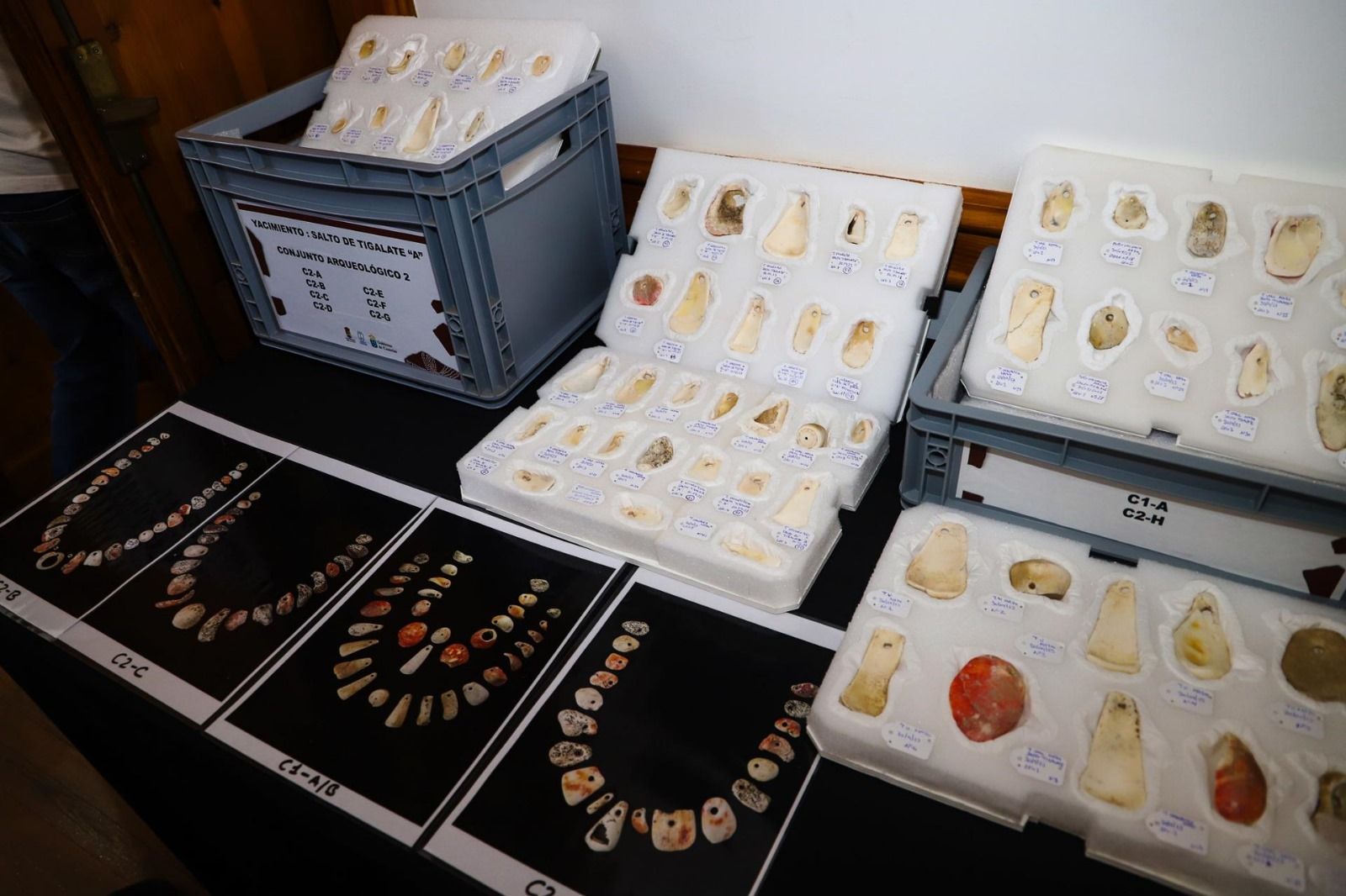 Hallan en La Palma 226 cuentas de collar prehispánicas de casi un milenio de antigüedad