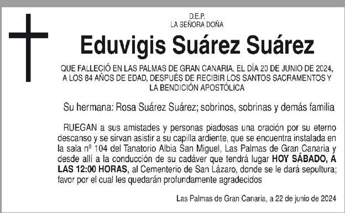 Eduvigis Suárez Suárez