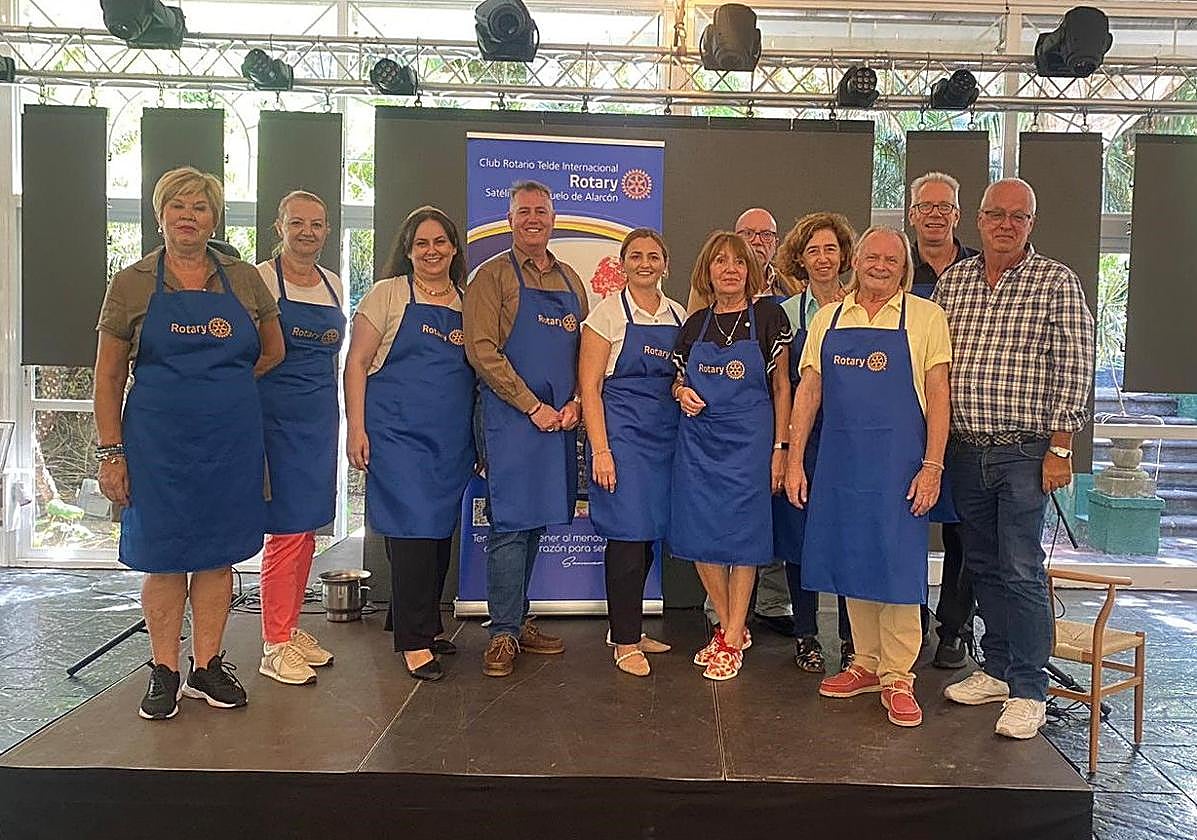 El Club Rotario Telde Internacional con los mayores de Telde y Arucas