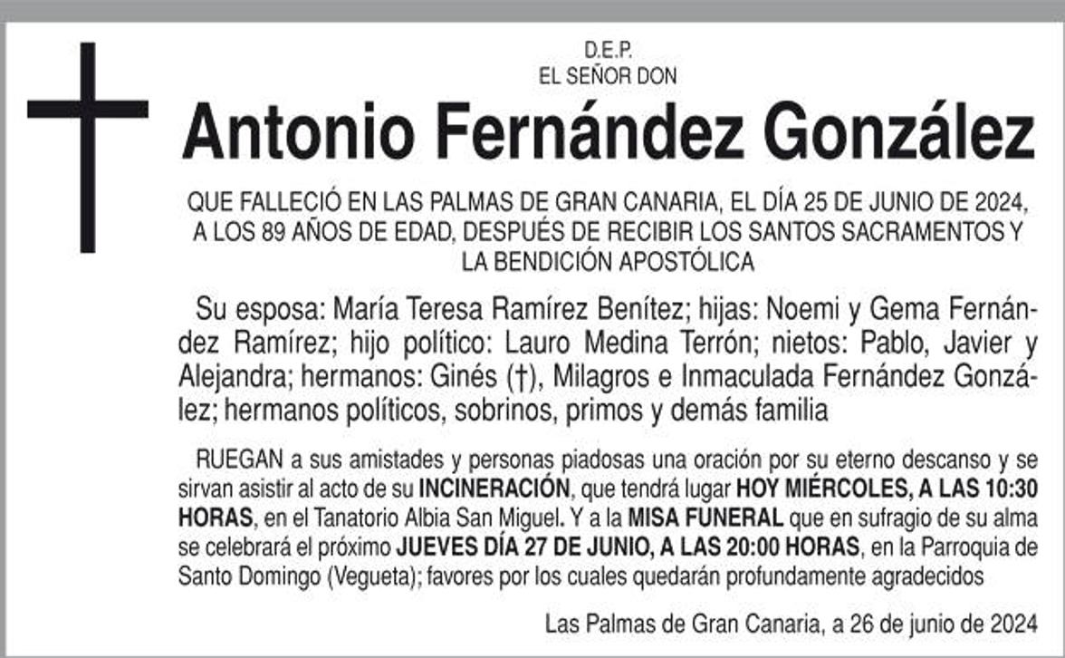Antonio Fernández González