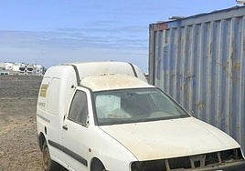 Vehículo abandonado.