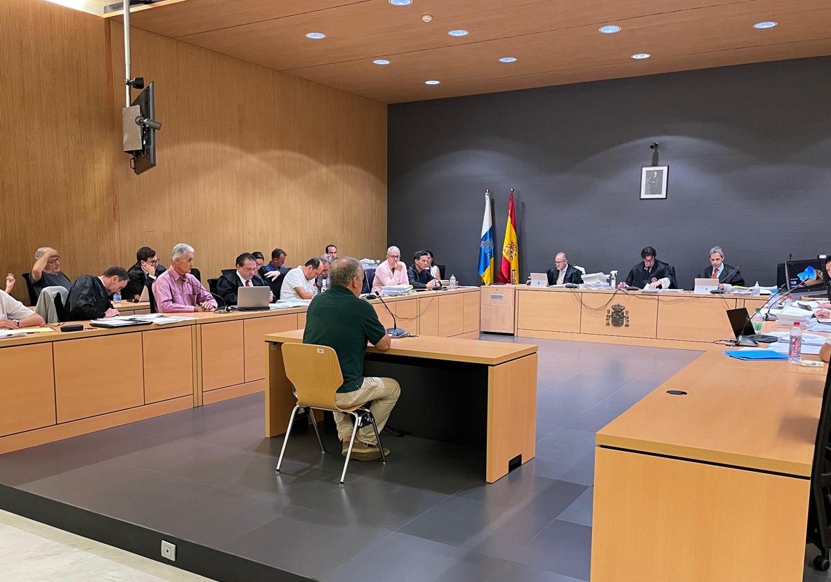 Imagen del juicio en la Audiencia Provincial de Las Palmas.