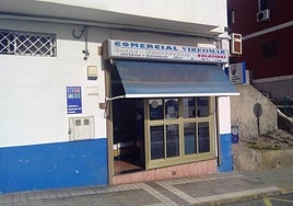 Establecimiento vendedor del boleto premiado en la calle Ernest Hemingway de Las Palmas de Gran Canaria.