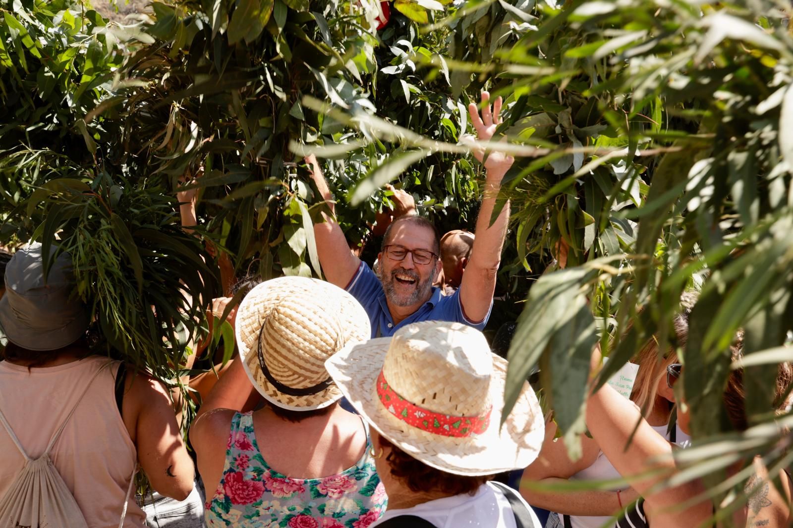 El Valle de Agaete vibra con la Rama de San Pedro, en imágenes