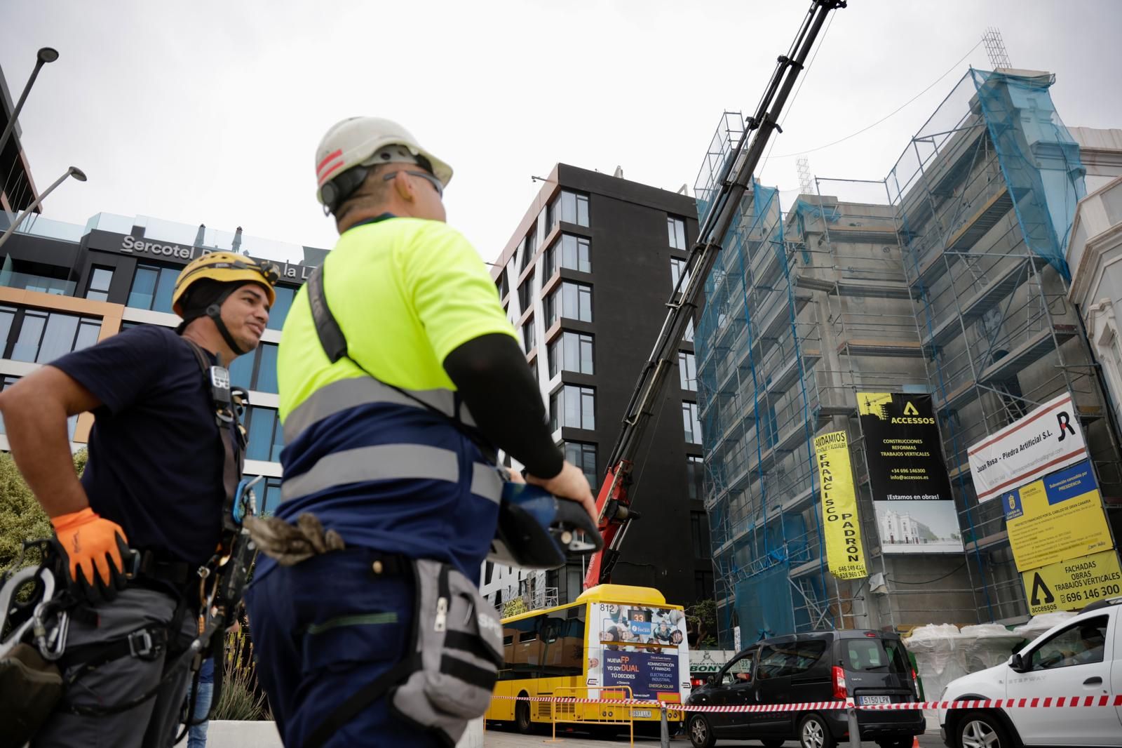 Avanzan los trabajos de rehabilitación en la iglesia de La Luz