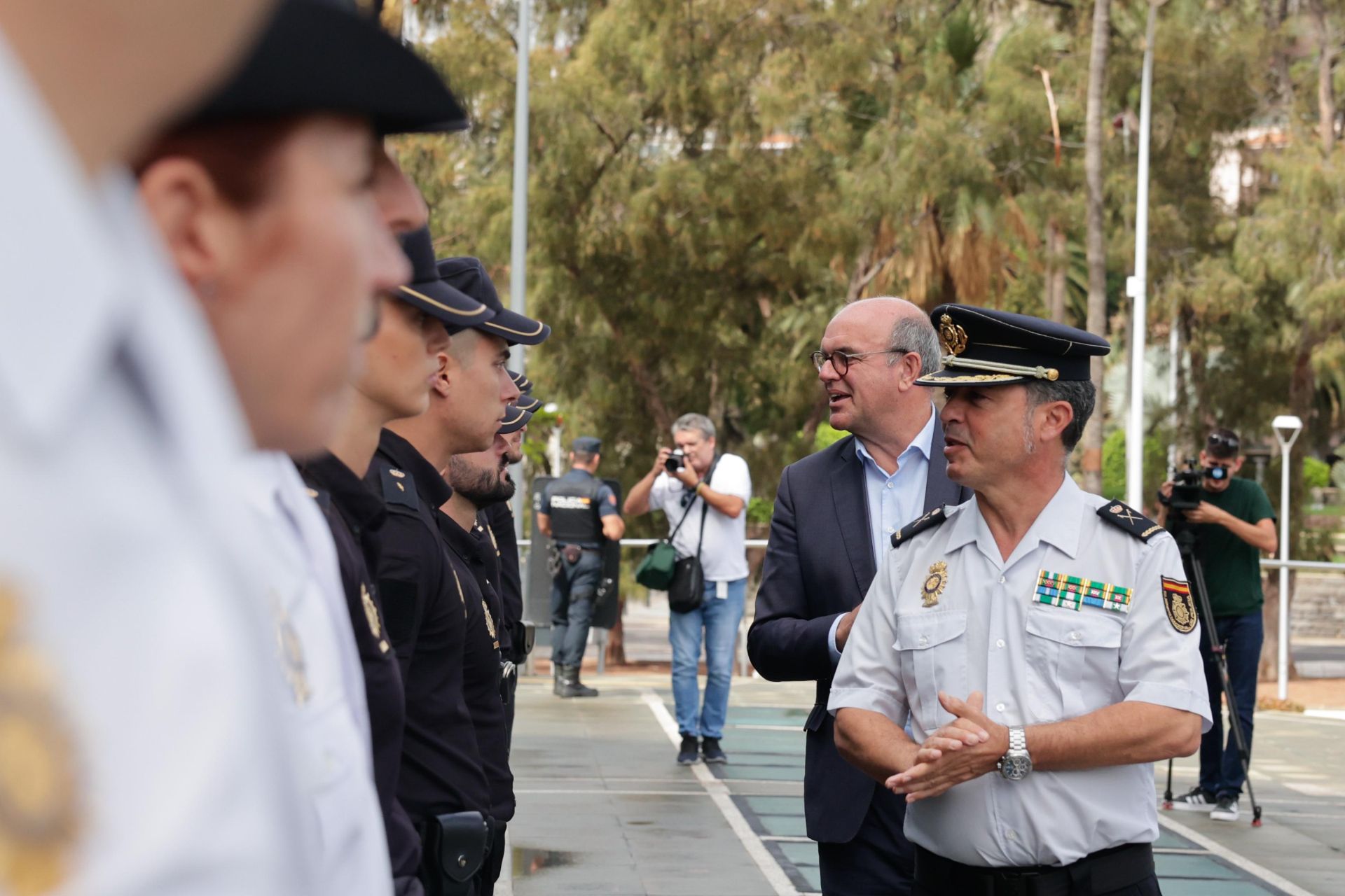 La presentación de los nuevos agentes en prácticas, en imágenes