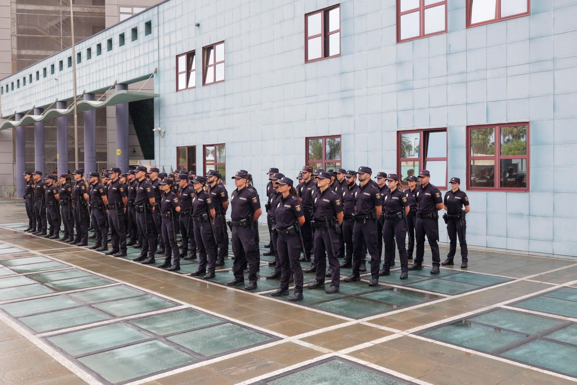 La presentación de los nuevos agentes en prácticas, en imágenes