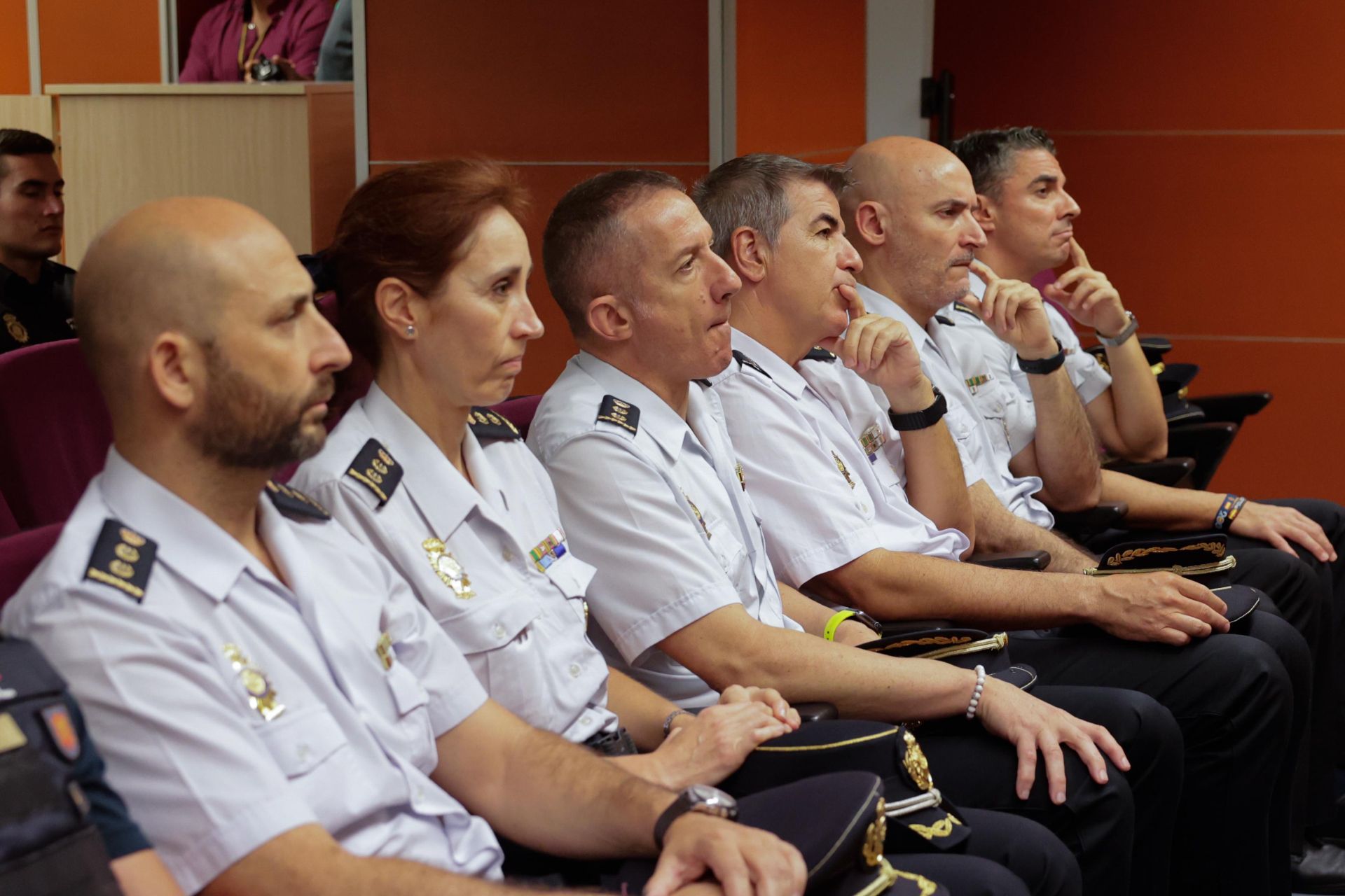 La presentación de los nuevos agentes en prácticas, en imágenes