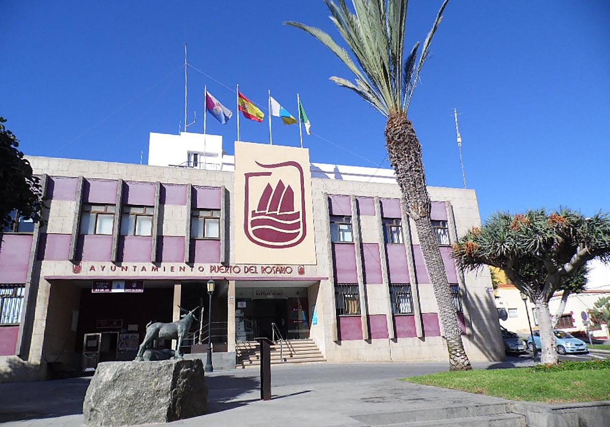 Edificio del Ayuntamiento de Puerto del Rosario en Fuerteventura