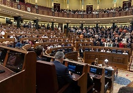 Los diputados de la Cámara, en una imagen de archivo.