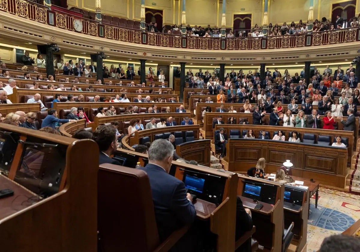 Los diputados de la Cámara, en una imagen de archivo.