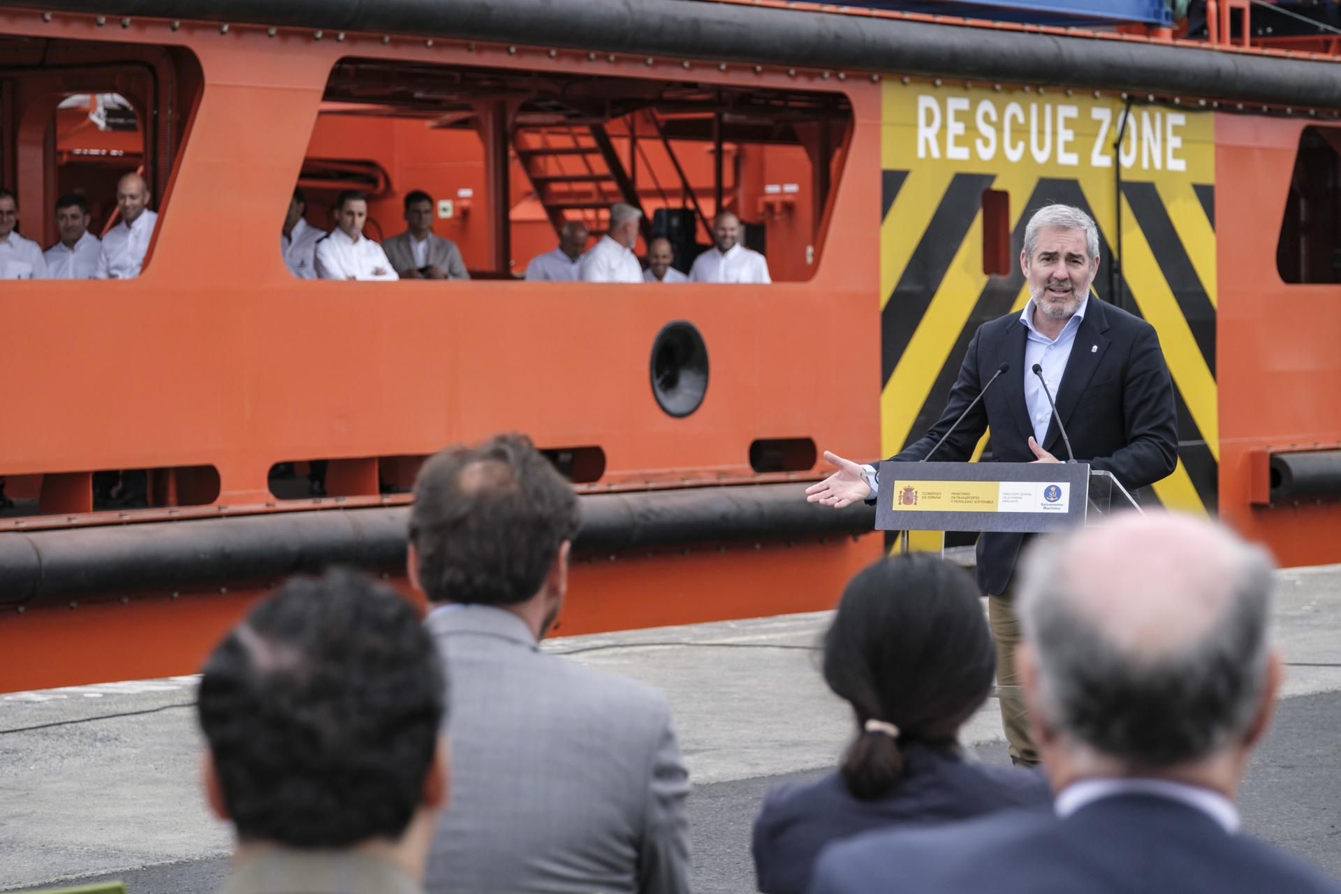 Presentación en Canarias del &#039;Heroínas de Sálvora&#039;, el mayor buque de Salvamento Marítimo
