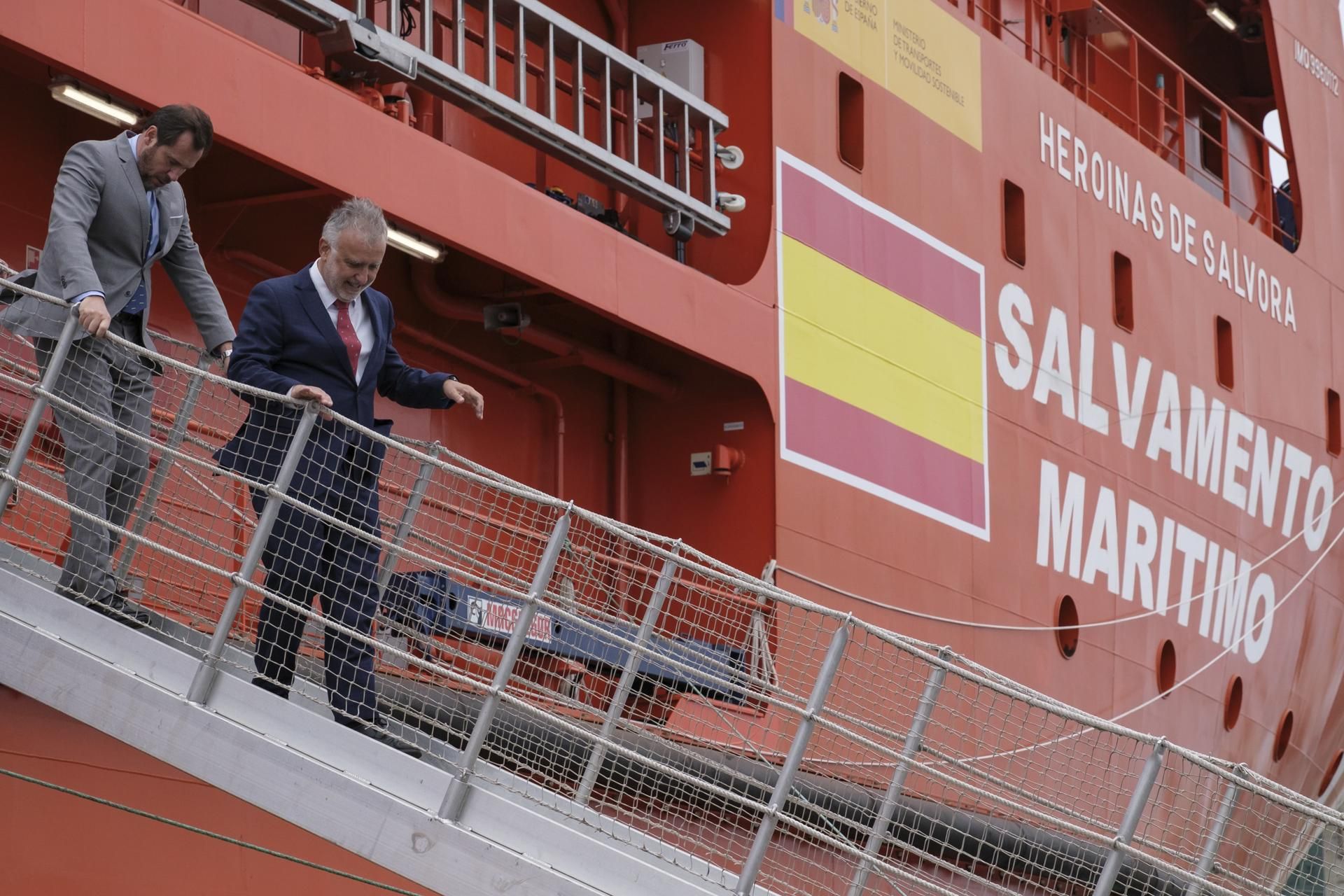 Presentación en Canarias del &#039;Heroínas de Sálvora&#039;, el mayor buque de Salvamento Marítimo