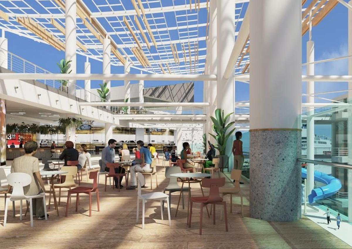 Imagen secundaria 1 - Comienzan las obras de la reforma integral del Centro Comercial El Muelle