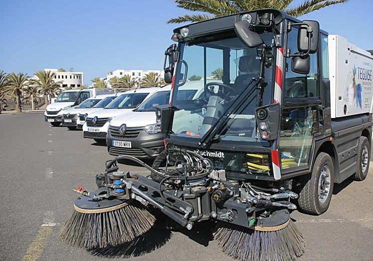 Parte de la nueva flota para Teguise de PreZero España.
