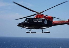 Imagen de archivo del helicóptero del GES.