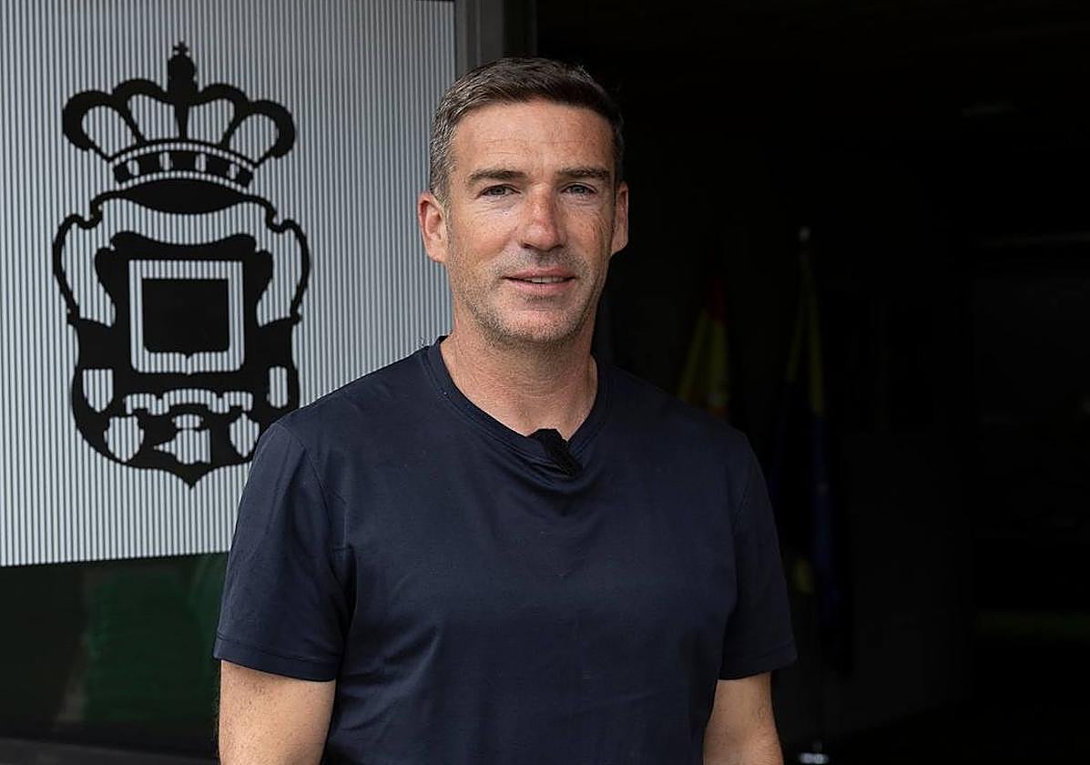 Luis Carrión, este domingo nada más llegar a Gran Canaria y en su visita a Barranco Seco.