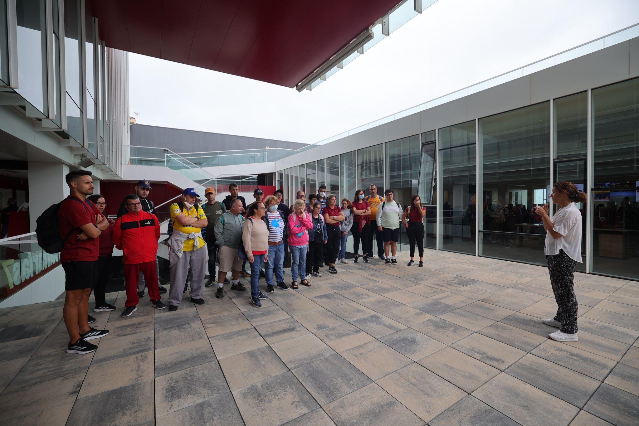 Imágenes de la visita de la Fundación SER